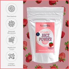 Packaging label of Revitalize Wellness Vitamin C Juice Powder