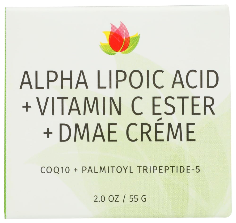 Reviva Labs Alpha Lipoic Acid Vitamin C Ester DMAE Creme bottle