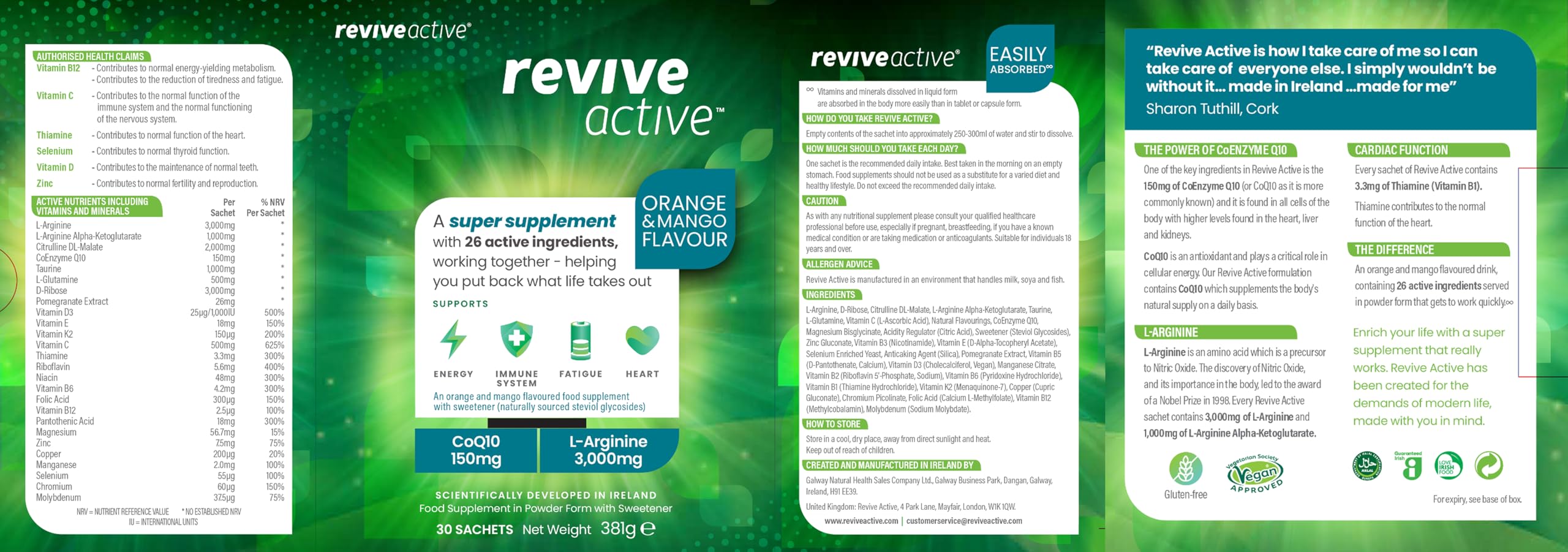 Active adults taking Revive Active before a workout