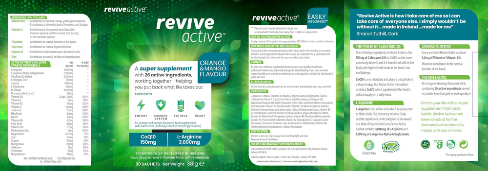 Active adults taking Revive Active before a workout