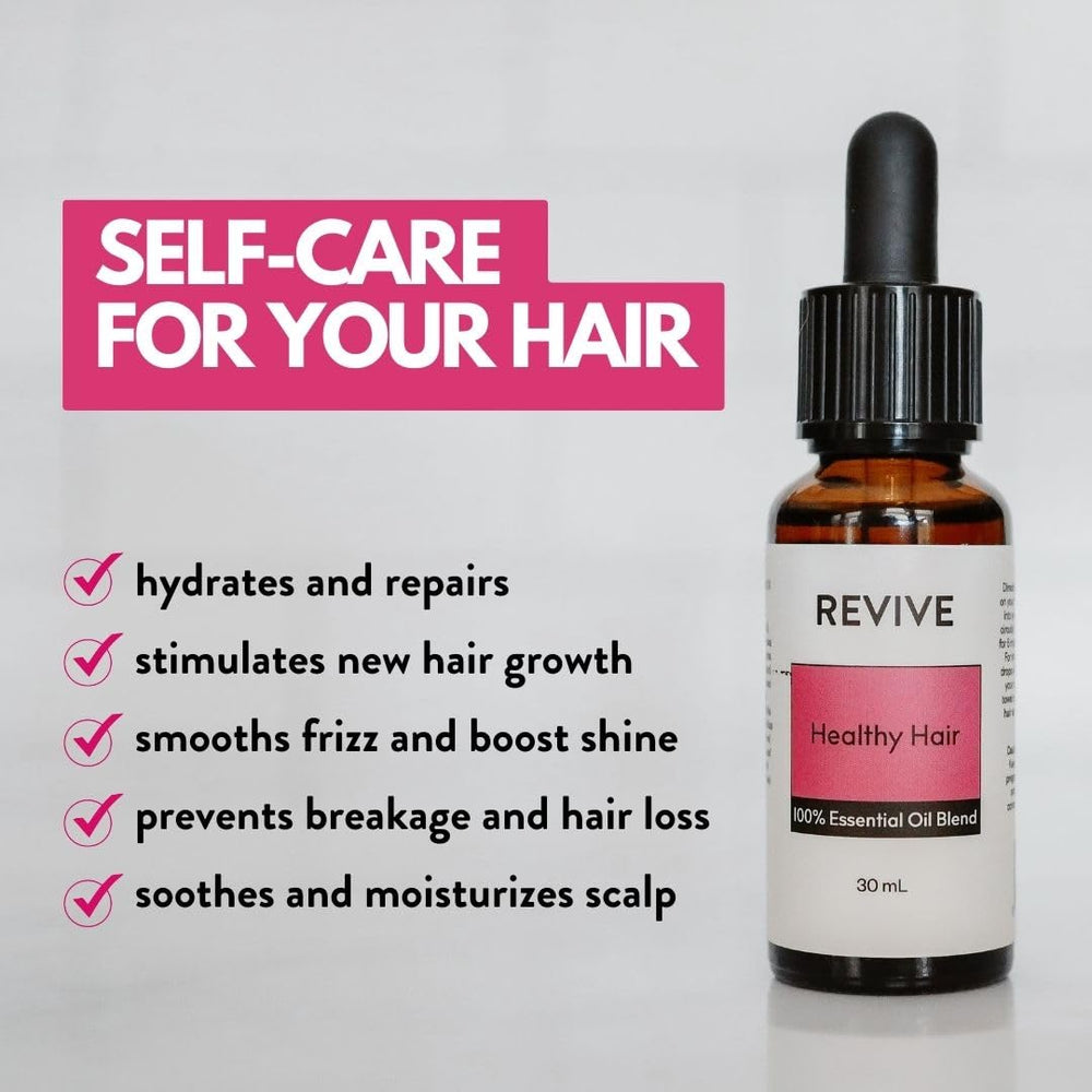 REVIVE Healthy Hair Blend label on bottle