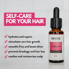REVIVE Healthy Hair Blend label on bottle