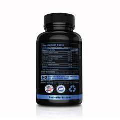 Bottle of Revive Herbs Melatonin GABA L-Theanine with 60 veggie capsules