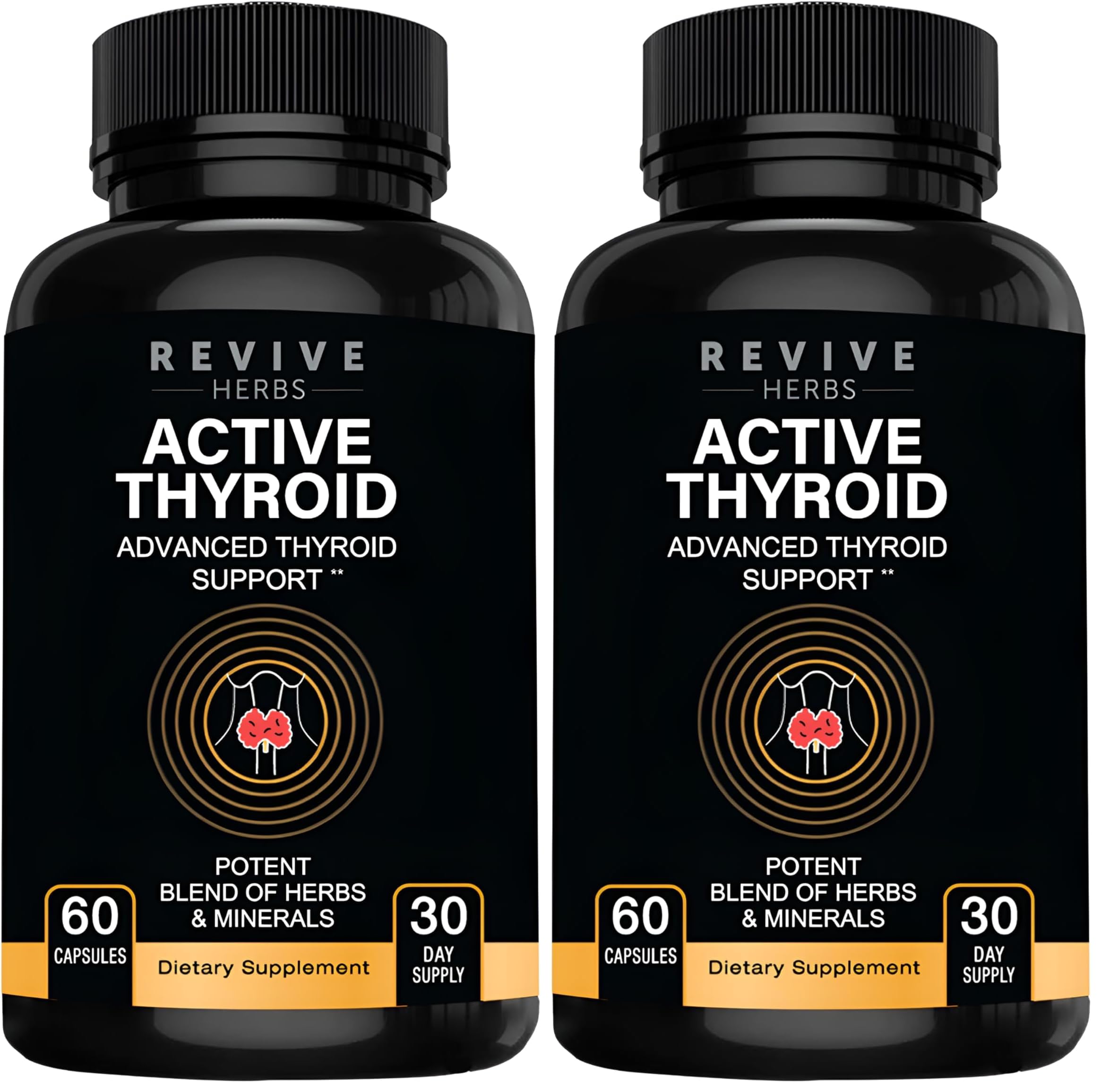 Revive Herbs Thyroid Support bottle with 60 capsules