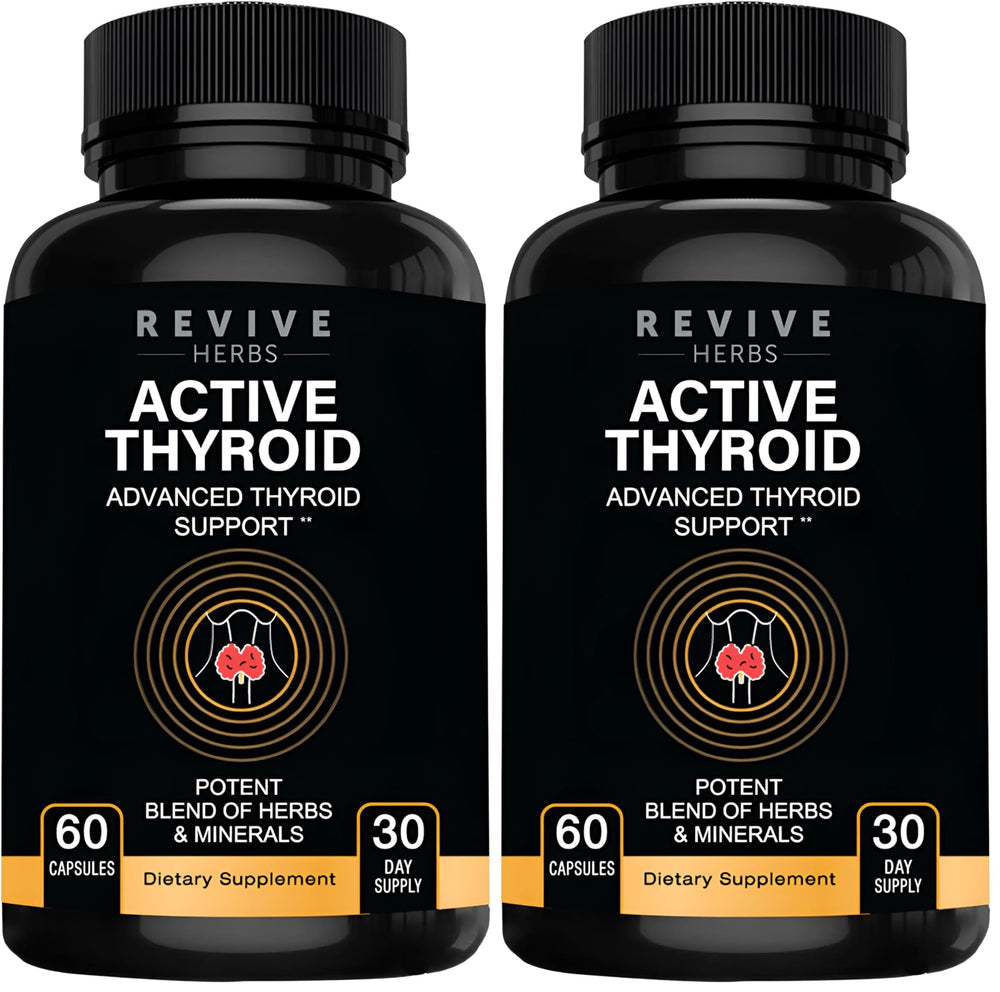 Revive Herbs Thyroid Support bottle with 60 capsules