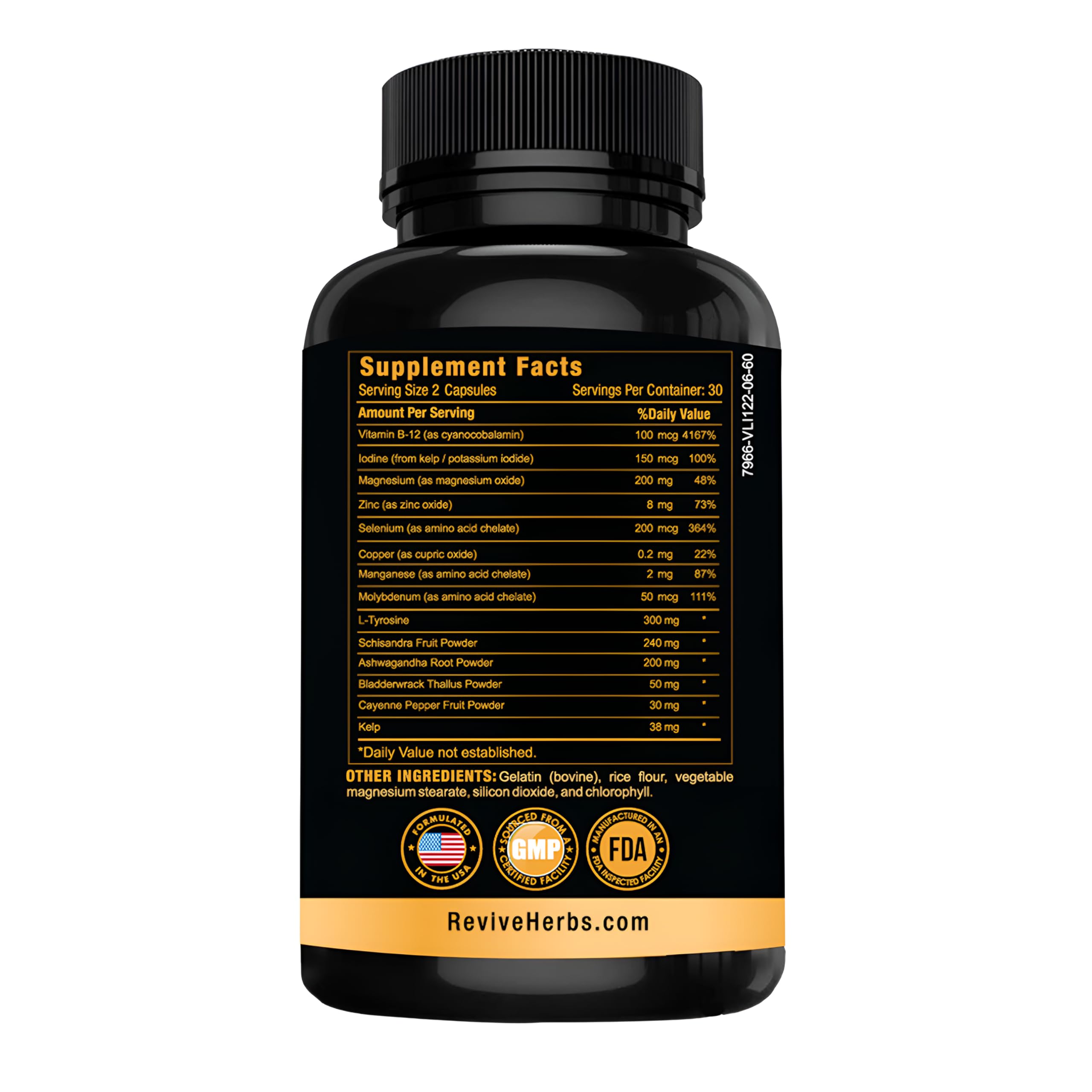 Iodine source from kelp for thyroid health