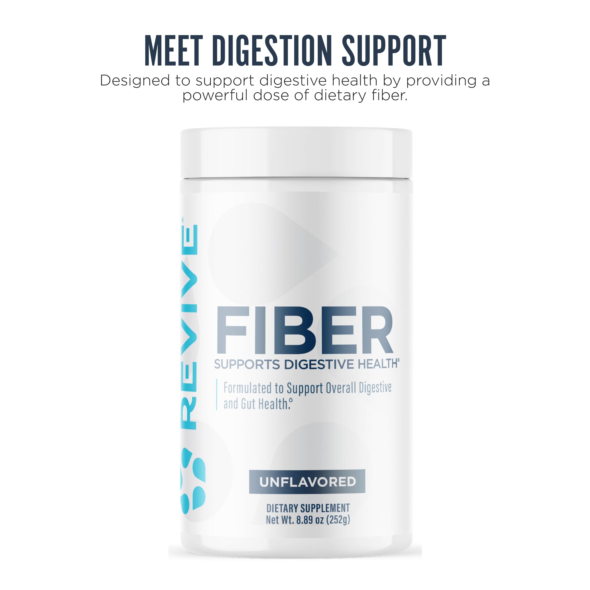 Close-up of 5g dietary fiber per serving information