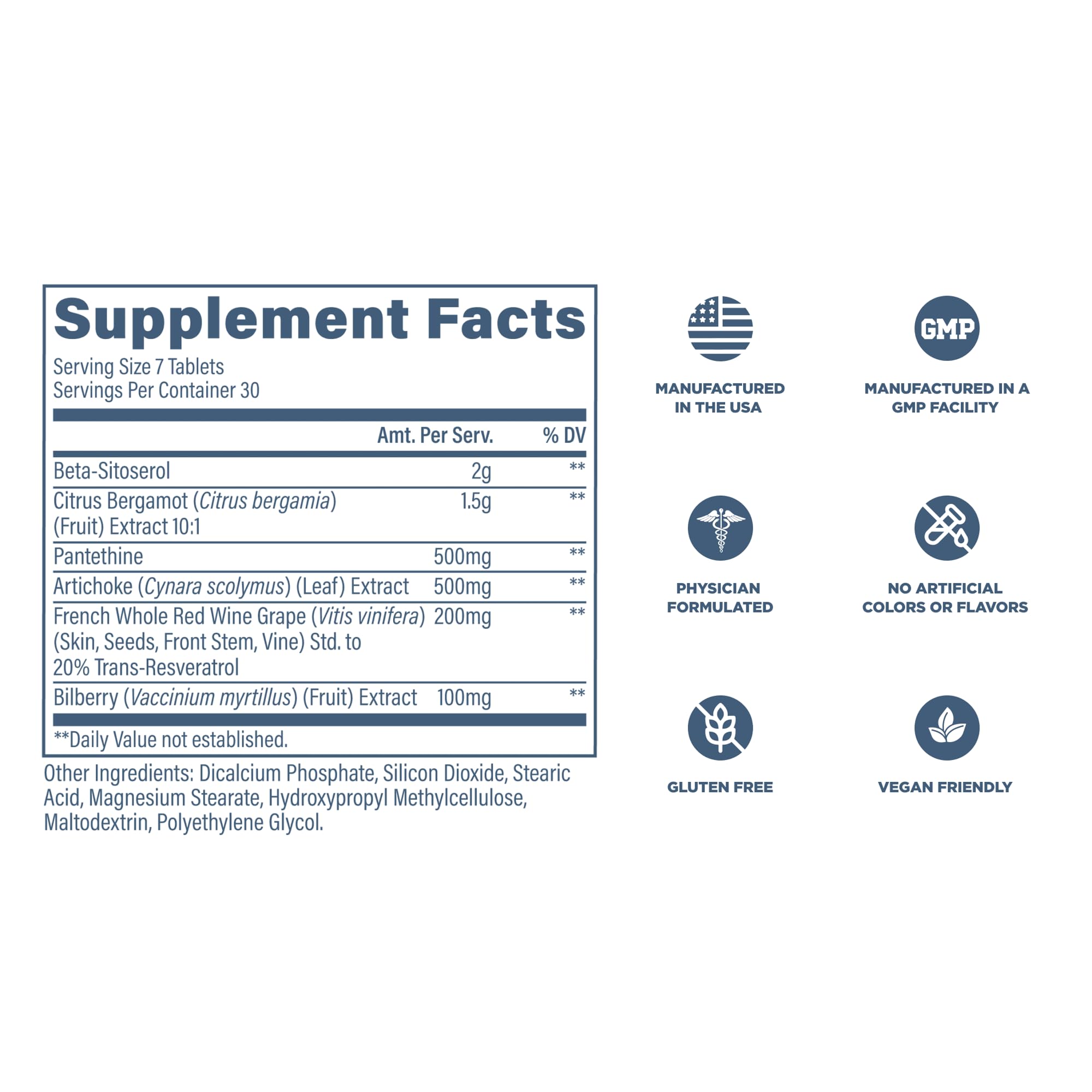 Revive MD Lipid Support Artichoke Extract panel for overall wellness support.