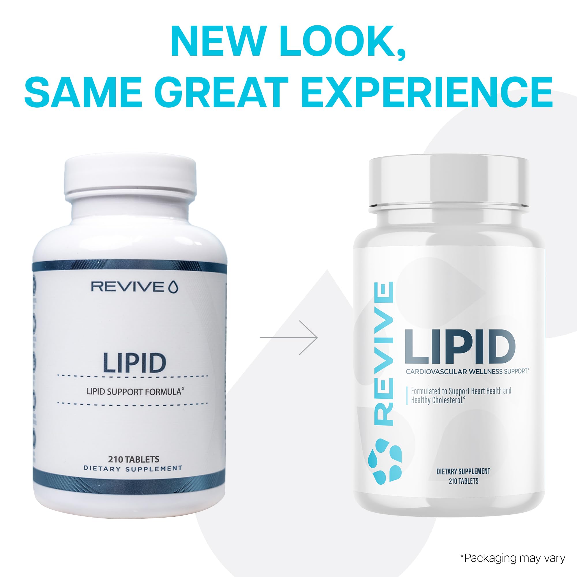 Revive MD Lipid Support Nutrition Label highlights 30 servings per bottle.