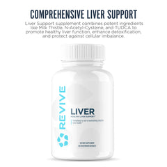 Front packaging of Revive MD Natural Liver Cleanse supplement