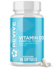 Revive MD Vitamin D3 5000 IU bottle label