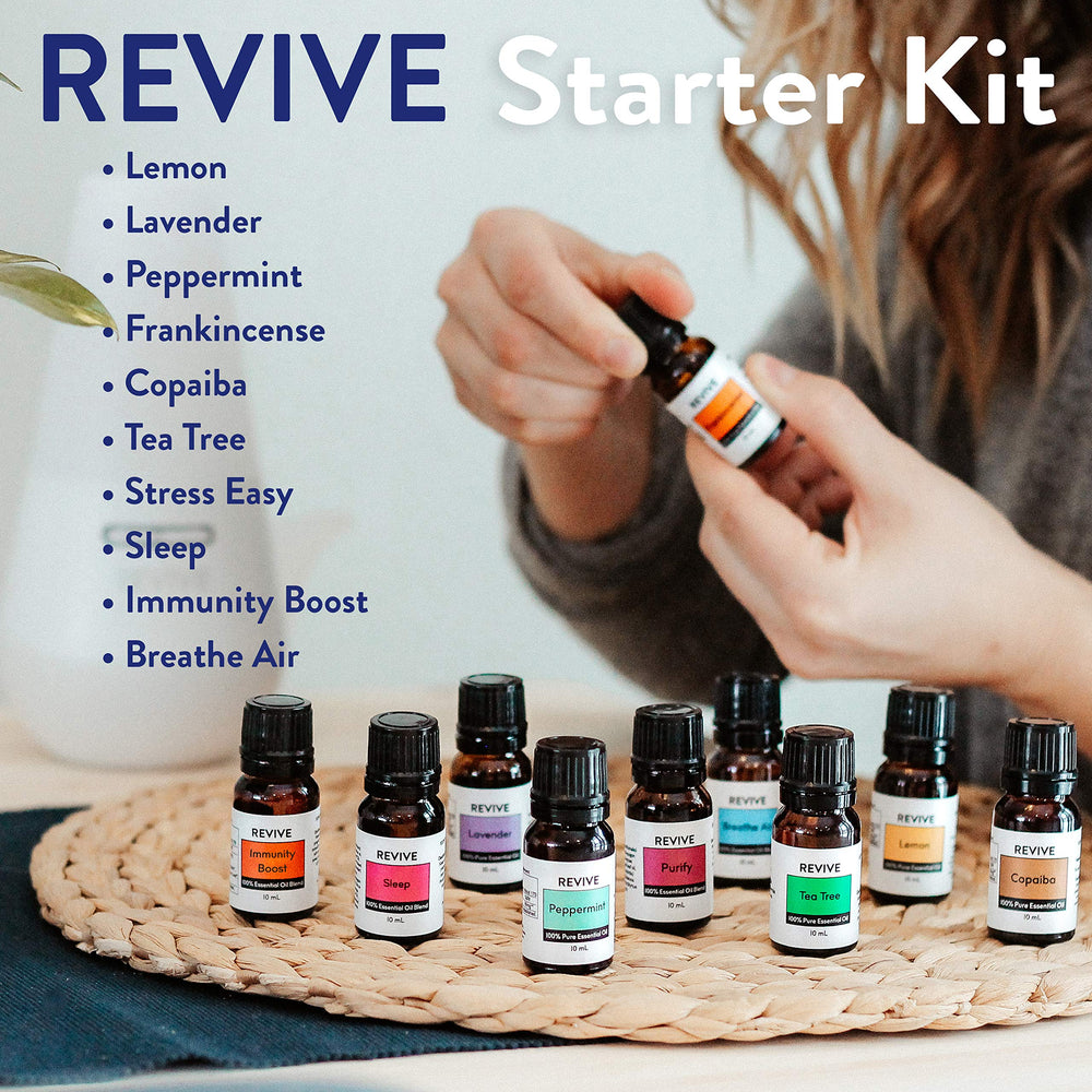 Lemon essential oil bottle from REVIVE Starter Kit