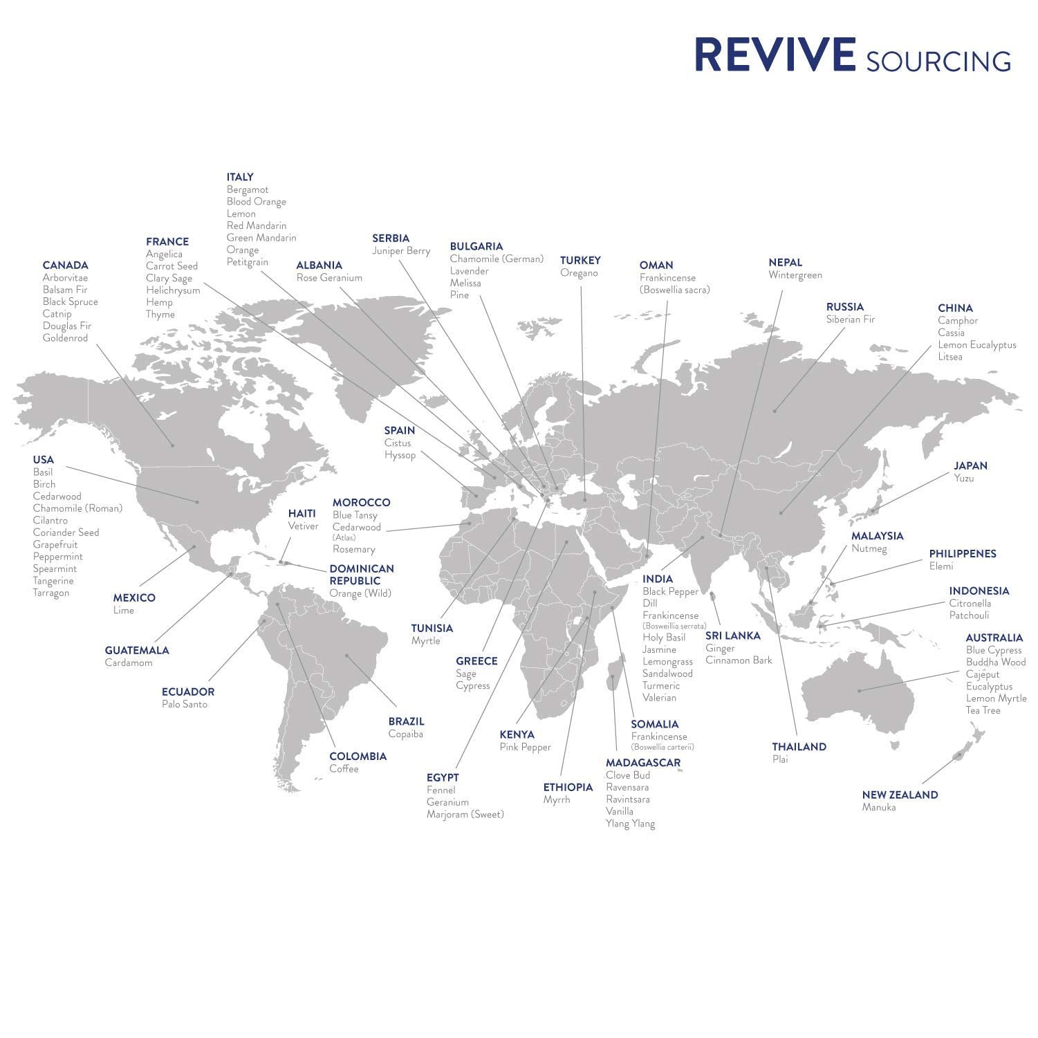 REVIVE Starter Kit packaging and contents showing 10 oils