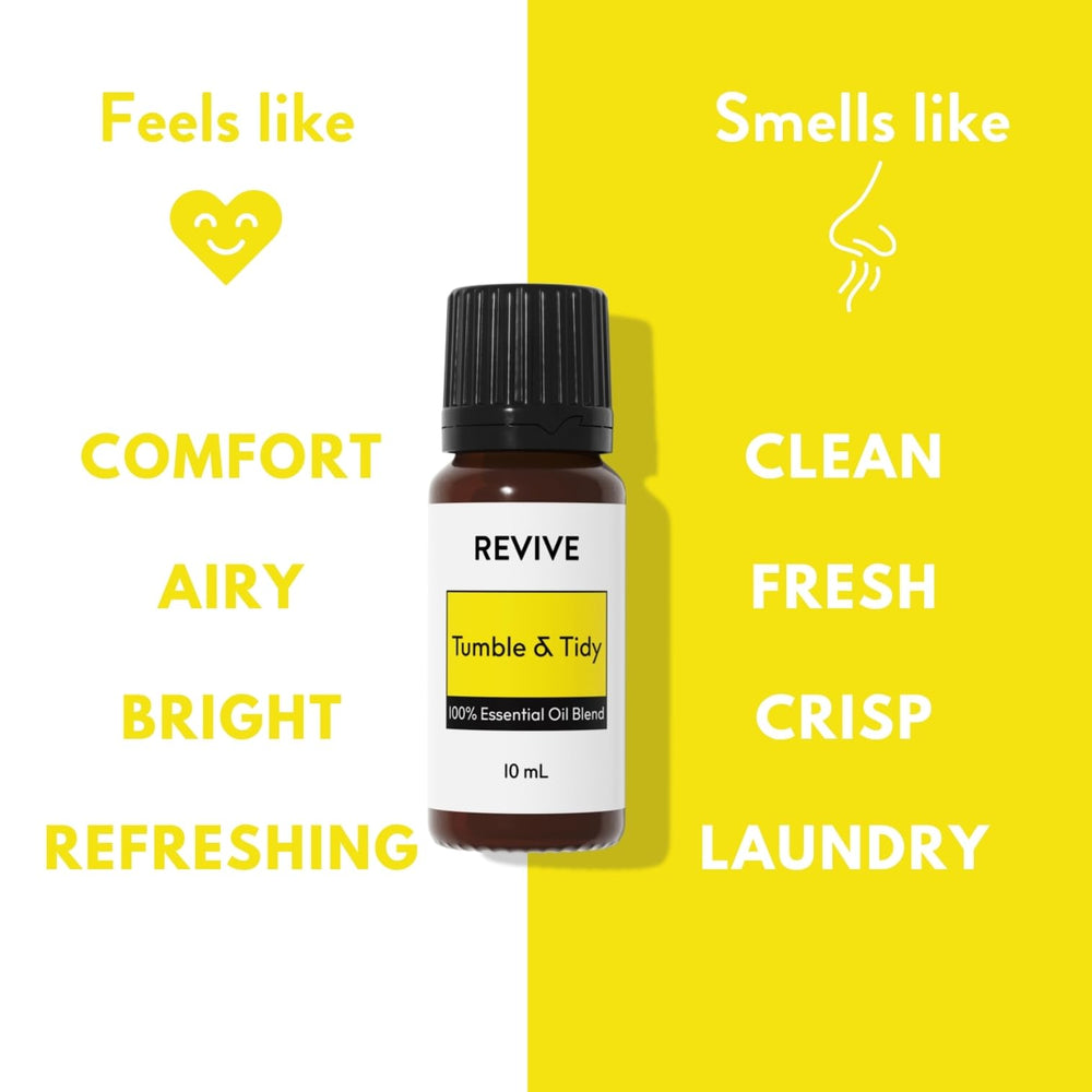 Diffuser with REVIVE Tumble & Tidy essential oil blend