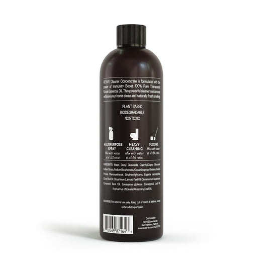 Close-up of the Immunity Boost essential oil blend on the label