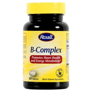 Rexall B-Complex Multivitamin Tablets bottle, 60-count