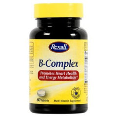 Rexall B-Complex Multivitamin Tablets bottle, 60-count