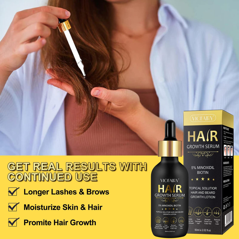 RHBESTOK Minoxidil serum dropper enables precise scalp application.