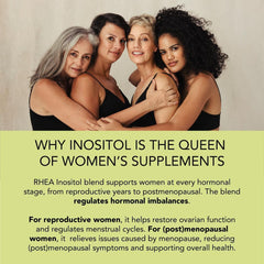 30-day supply packaging graphic of Rhea Inositol supplement