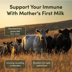 Immune support symbol representing colostrum benefits