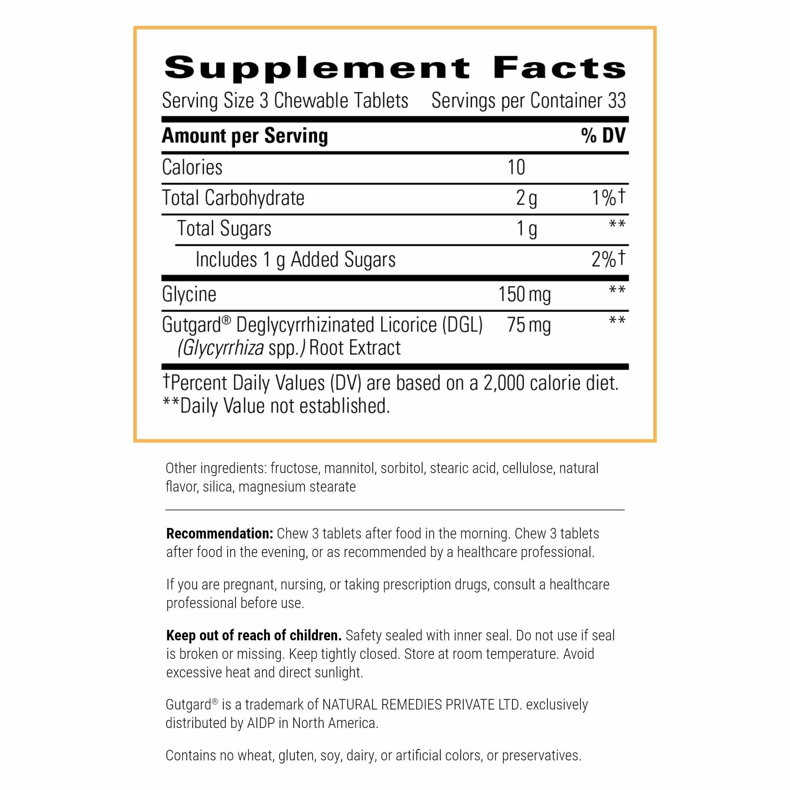 Rhizinate bottle with product label