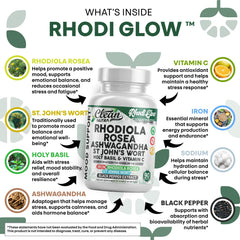 RhodiGlow Rhodiola Rosea capsules