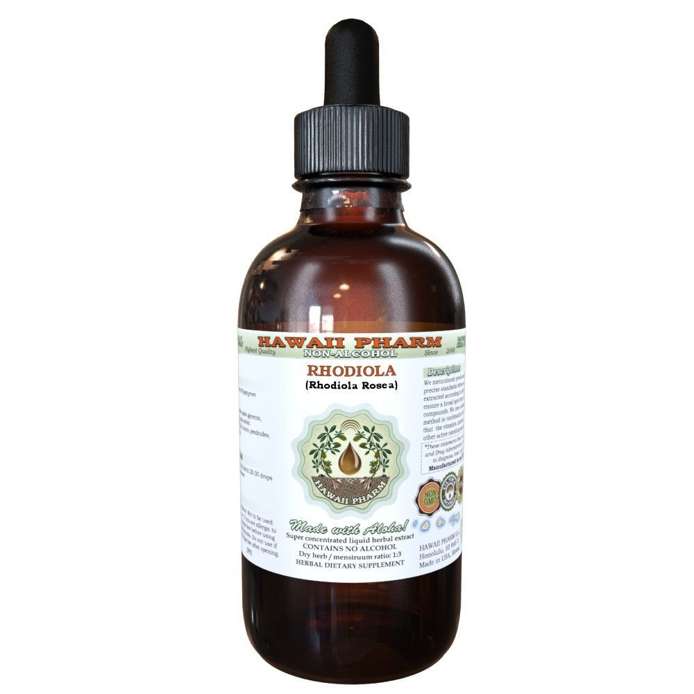 Bottle of Rhodiola Alcohol-Free Liquid Extract, 2 fl oz