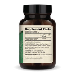 Rhodiola extract capsules close-up
