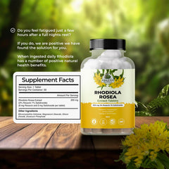 Packaging for Rhodiola Rosea extract tablets