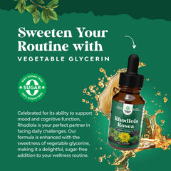 Label highlighting 3% Salidrosides Rosavins content