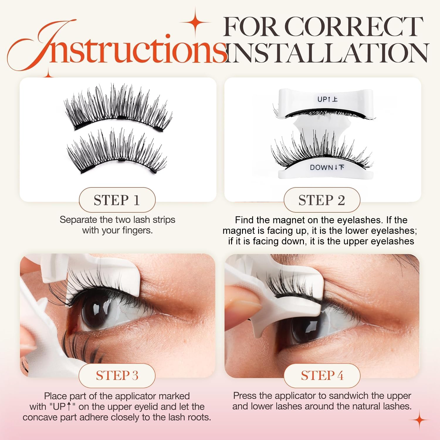 Rhostry No-glue magnetic lashes deliver comfortable wear with simple removal.