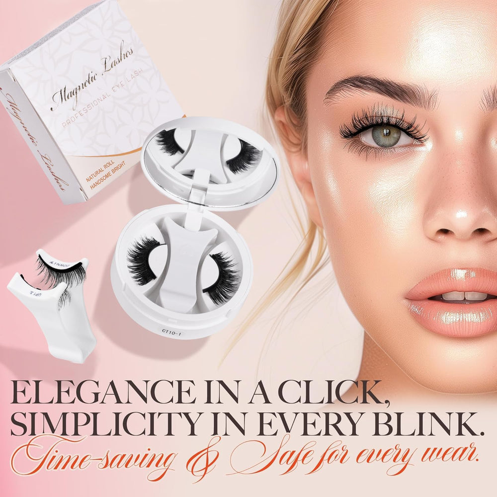 Rhostry Soft, lightweight synthetic fibers blend naturally with your lashes.