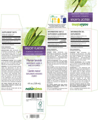 Alcohol-free ribwort plantain tincture in drops, 4 oz bottle
