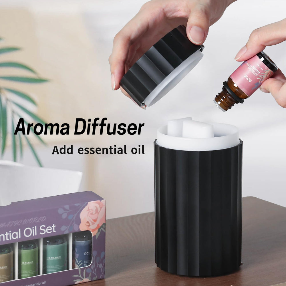Compact portable diffuser ideal for travel and car