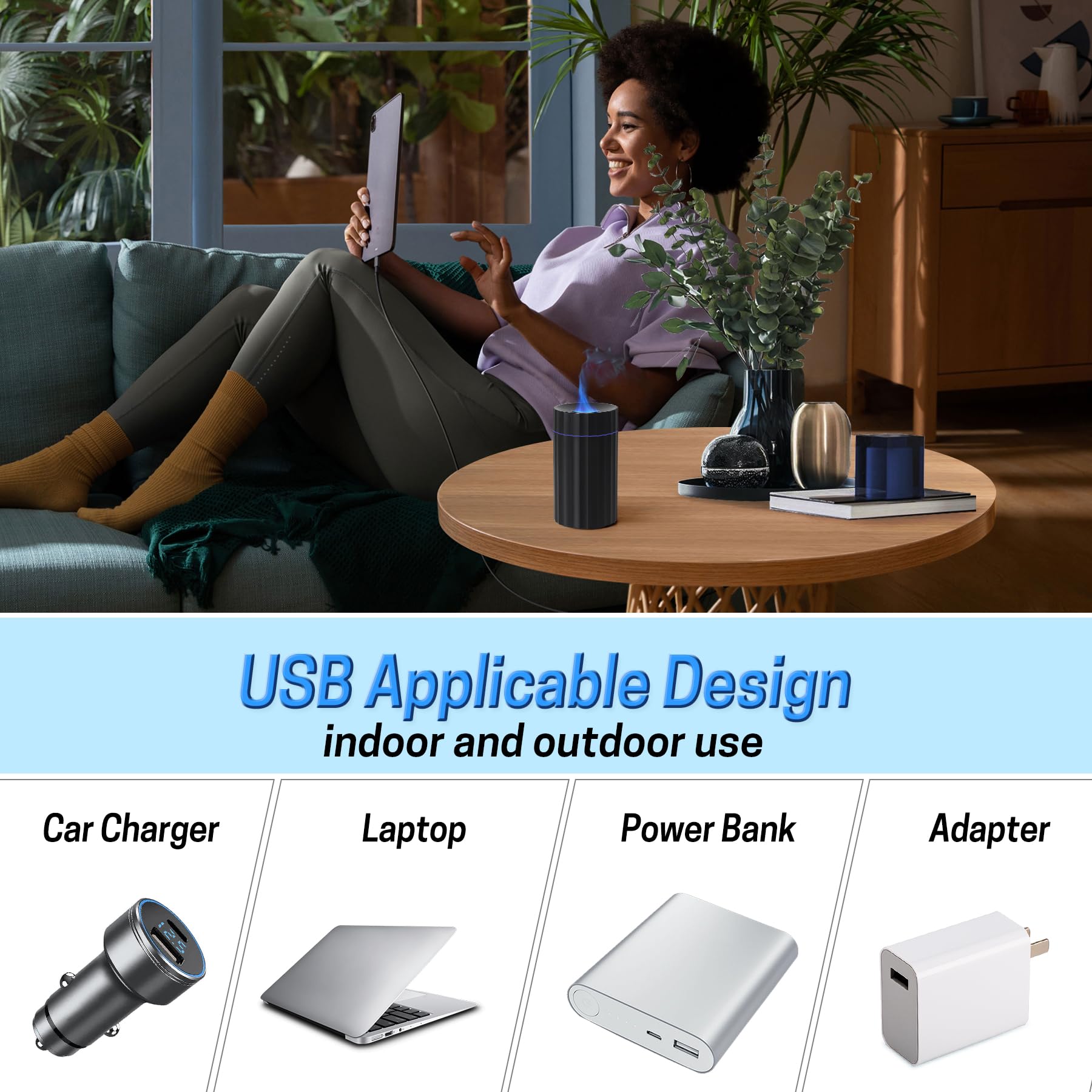 Gift-ready aromatherapy diffuser packaging for car and home