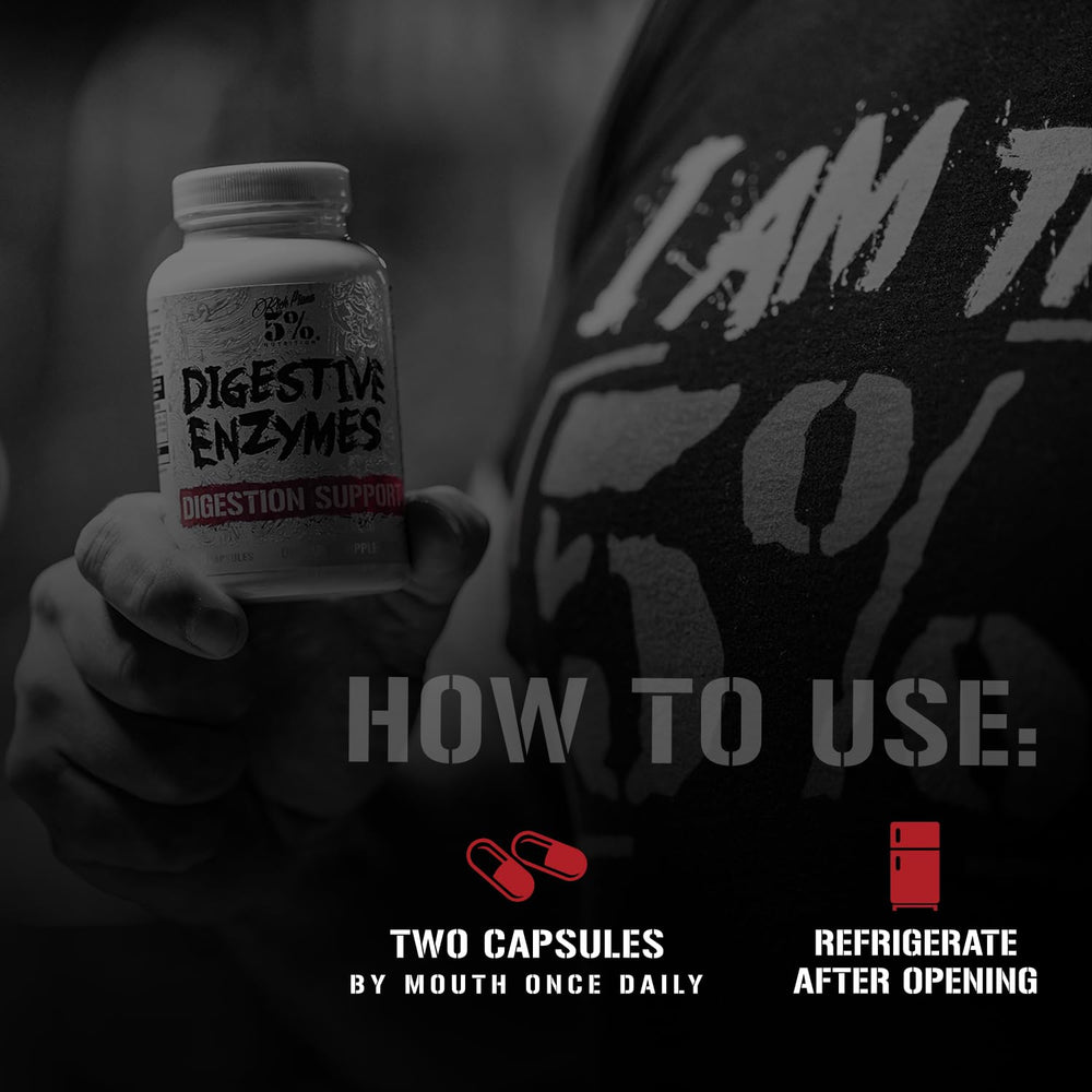 Rich Piana Digestive Enzymes packaging and capsules