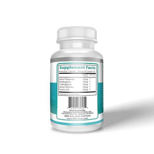 B15 capsules (500 mg) displayed on a plate
