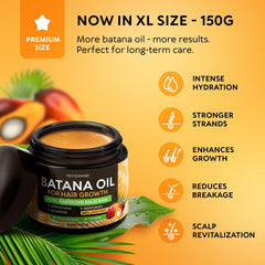 RICHGRAND Batana Oil texture close-up highlights creamy, nourishing consistency.