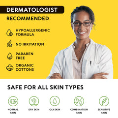 Lemon and Vitamin C imagery on RichGrand cleansing pad visuals