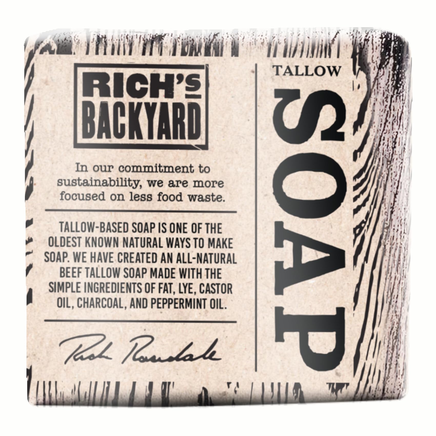 RICH'S BACKYARD peppermint oil soap splash with cooling sensation