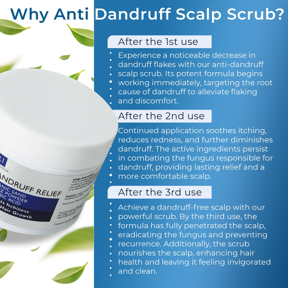 Hands applying Rida Hair Scrub to a damp scalp during routine.