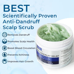 Rida Hair Anti Dandruff Scrub texture close-up with exfoliating grains.