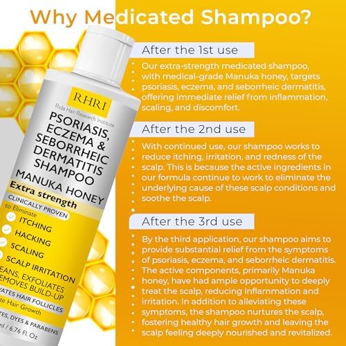 Rida Hair Research Institute shampoo massage demonstrates soothing relief during scalp cleansing.