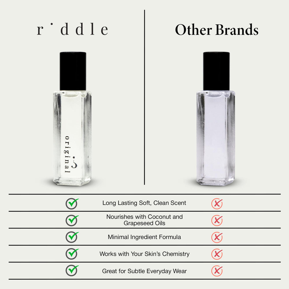 Minimalist bottle pictured on a white background