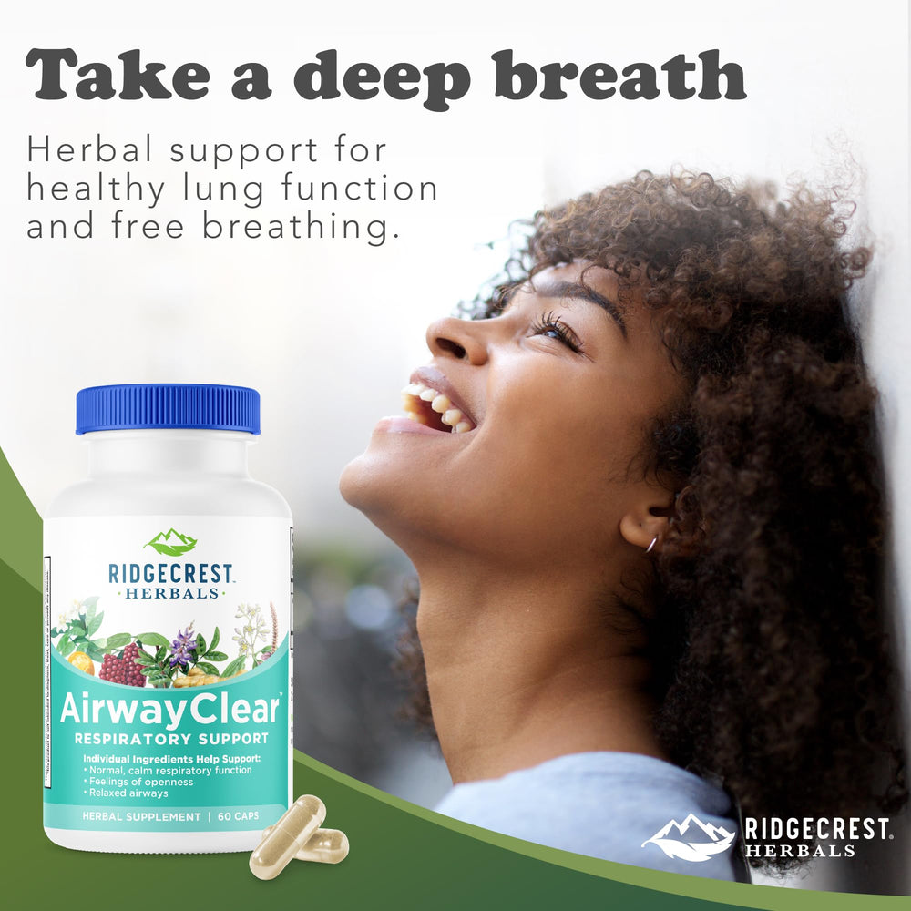 Vegan gluten-free AirwayClear capsules