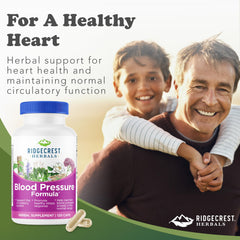 Illustration of circulatory system and heart health associated with RidgeCrest formula