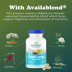 Lifestyle scene with RidgeCrest ClearLungs Immune product
