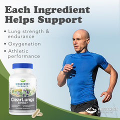 Ridgecrest ClearLungs Sport packaging