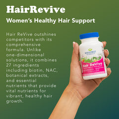 RidgeCrest Hair ReVive bottle label with product details