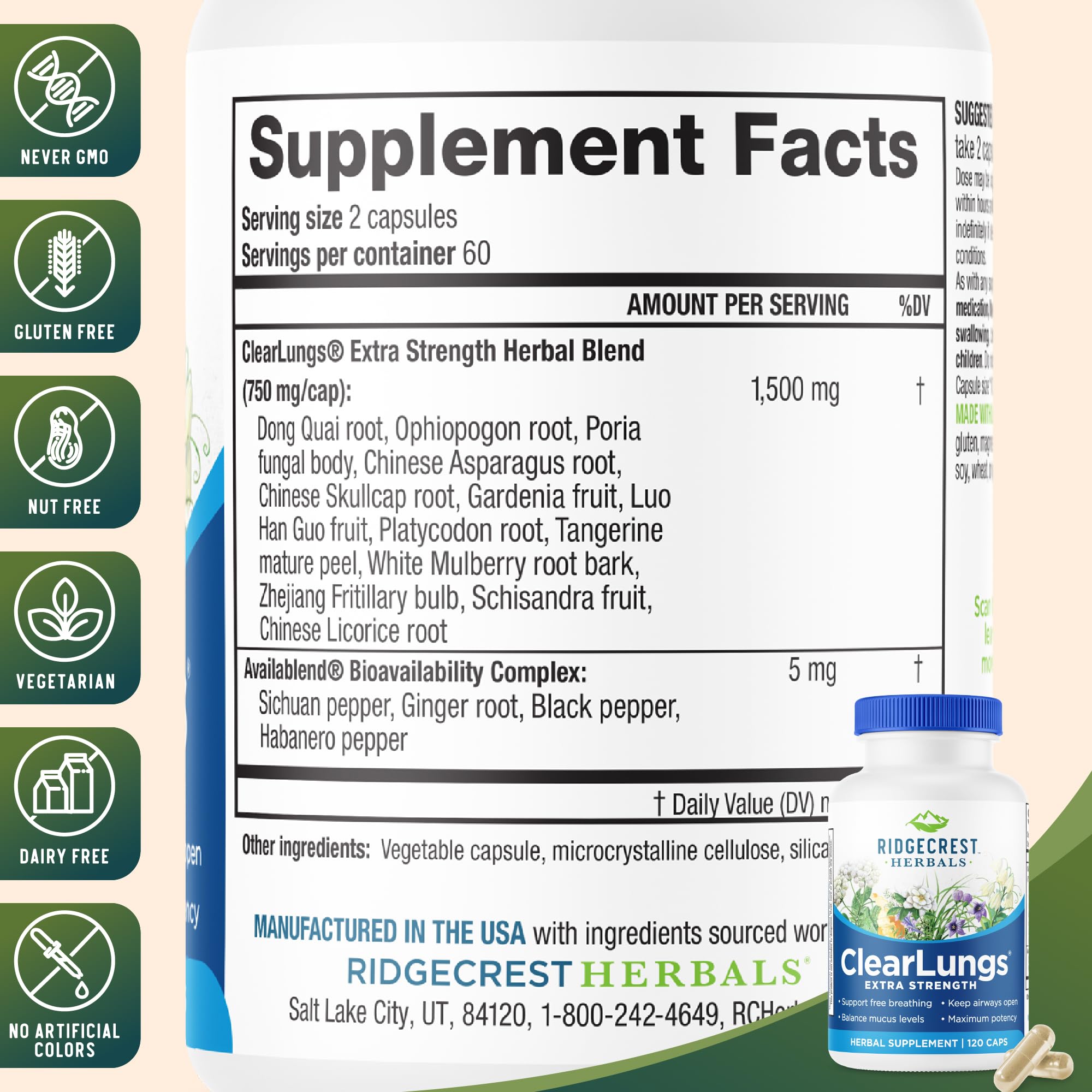 RidgeCrest Herbals logo